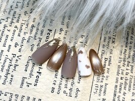 バレンタインネイル