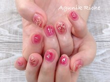 アグニークリッシェ(Agunik Riche)/【押し花ネイル】