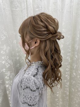 ワイサロン(Y salon)/ヘアセット☆ハーフアップ
