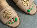 Green×フットネイル