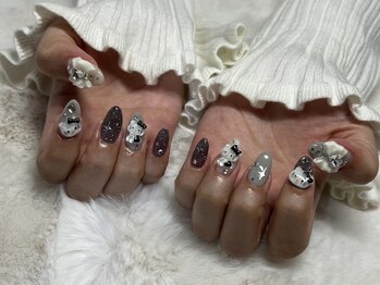 ネイル スパ ココプラス(Nail spa Cocoplus)/ゴタゴタなキティちゃんネイル