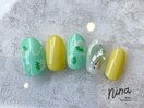#フラワーネイル