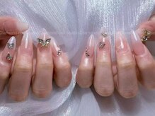 ダイアモンドネイルスタジオ 新宿店(Diamond Nail Studio)/チップ長さだし10本デザイン