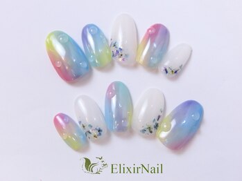 エリクサーネイル 五反田(Elixir Nail)/定額b カジュアル/クーポン使用