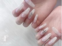 フランチェス(Frances)/乳白タイダイ × クロムパーツ