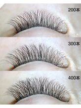 ジェミー アイラッシュ(Gemy EYELASH)/ボリュームラッシュ本数別