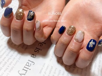 ブリノス(BLINOSS)/華やか☆和ネイル
