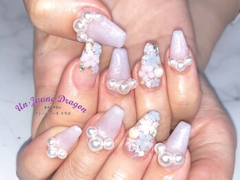 アン ジョーヌドラゴ/【自爪ネイル】お花パーツ