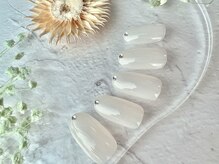 オリビアブルー(Olivia Blue)/シンプルストーンネイル