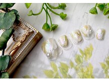 ネイルサロン&スクール ジーナ(GINA)/キラキラニュアンスフットネイル