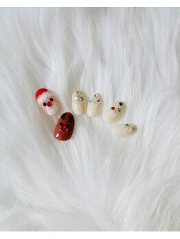 アンジュネイル アンド ビューティー/サンタさんネイル☆