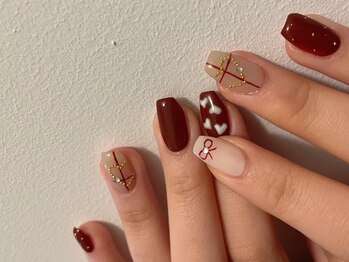 ヴィコ 名古屋栄(vico)/ハートネイル/@vico_ktgw