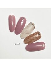 グランチュール(Grantulle)/シンプルデートネイル