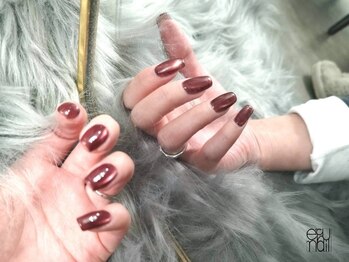 エクリュ 二日市(e'cru)の写真/【イルミネーションに負けない主役級ネイル】 イベントシーズンはネイルもいつもよりちょっぴり華やかに♪