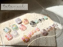 テテネイル(tete.nail)/［フット］サンダルに合わせて♪