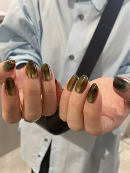 マッシュ abeno店(MASHU)/ニュアンスミラーネイル