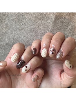 リアンスネイルヴィヴィッド 倉敷店(LianS nail ViViD)/ニットネイル