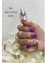 アリス(ALICE)/Hand ワンカラー＋アート２本