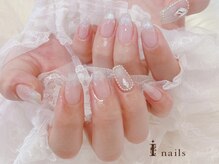 アイネイルズ 四条河原町店(I-nails)/囲みチェーンマグネットフレンチ