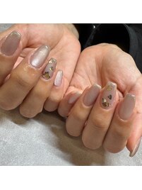 ハートホロネイル