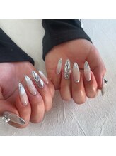 ネイリュー 福富店(naiLiu)/ガラスフレンチ