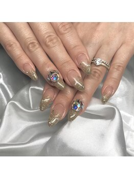 ルアナ(Luana)/▼フラッシュゴールドラメグラデ