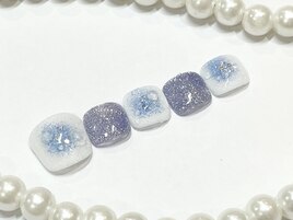 定額デザインフットネイル