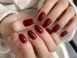 ちゅるんボルドーワンカラー