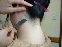 エディーヘアー(EDDY HAIR)/美肌コースは、えりあし剃り付き