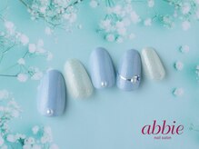 ネイルサロンアビー 北千住店(abbie)/シュガーブルー★￥8723