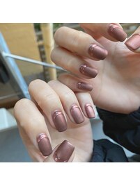 マットメタリックネイル☆