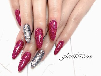 ネイルグラマラス 西新井店/《パラジェル》シンプルネイル