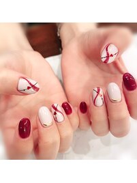 ハートネイル/バレンタイン/ホロ