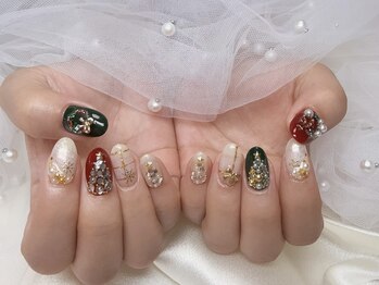エミリオネイル(EMILIO NAIL)/クリスマスネイル