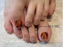 ノーム ネイル(NO-MU)の雰囲気（秋冬フットも可愛くておすすめ♪）