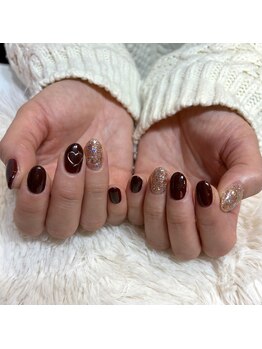 プラスジェイ 仙台長町店(plus J)/バレンタインネイル