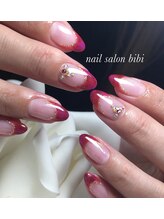 ネイルサロン ビビ(bibi)/大人のフレンチネイル