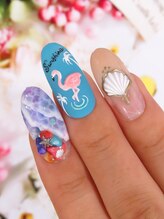 カラーズ 浜松店(colors)/フラミンゴ×シェル(*´ω｀*)