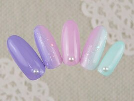 #グラデ #パール