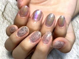 アシメニュアンスネイル