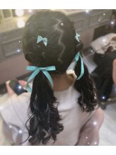 セブンティーン(Seventeen)/編み込みハートツイン