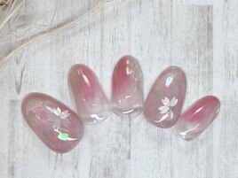 さくらネイル　春　マグネット