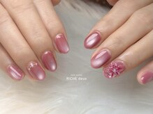 リッシュ ドゥ(RICHE deux)/ピンクマグ×ぷっくりフラワー