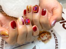 グランディール(Grandir)/秋ネイル