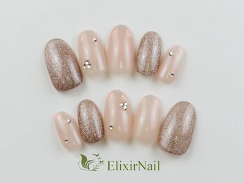 エリクサーネイル 神田(Elixir Nail)/シンプル/クーポン使用