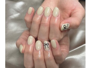 ヒトミネイルズ(Hitomi Nails)/リボンネイル