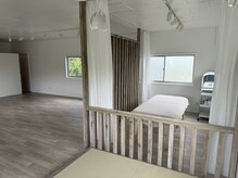 キッズスペースからはいつでもママが見えます