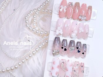 アネラ ネイルズ(Anela_nails)の写真/【最終受付21:00!!】Anela_nailsシンプルDesign定額コース★SNSで流行の指先が映える最新デザインが豊富♪