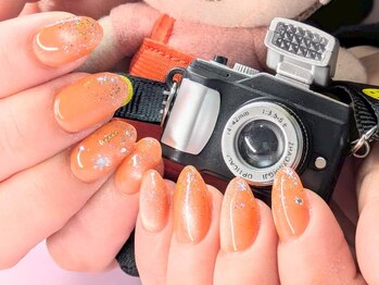 メンカラマグネットネイル