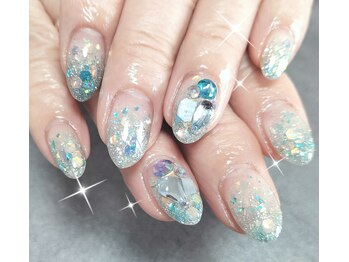nailsalonA.A/定額キラキラホログラムネイル♪